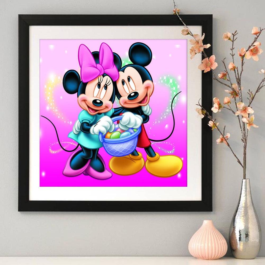 Mikey and Daisy 5D Diamond Painting Art