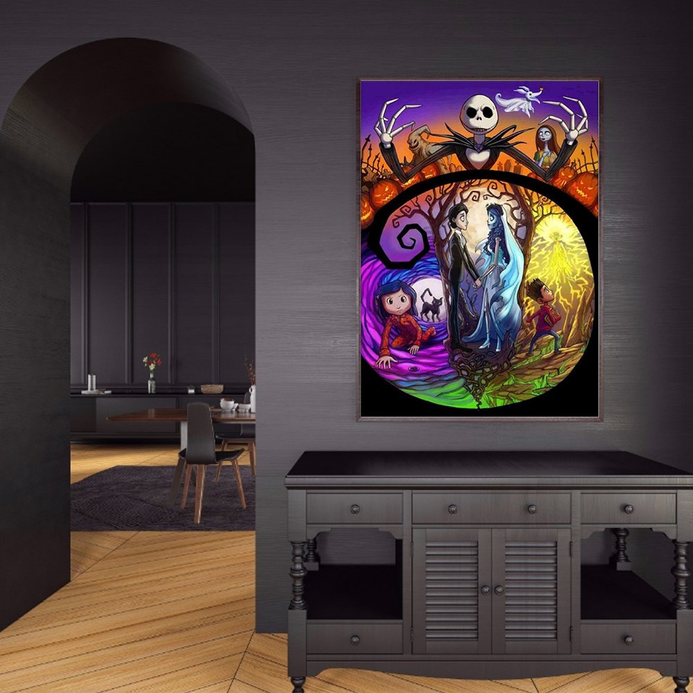 5D DIY Diamond Painting Kit - Full Round - Corpse Bride
