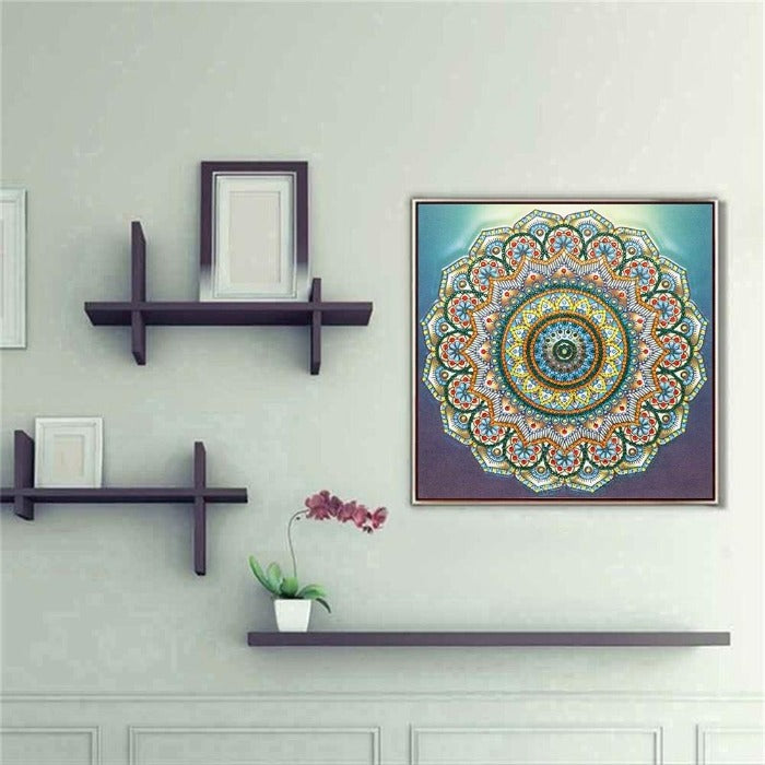 Diamond Painting Art for Adults Colorful Rhinestone Dots Beads Kits Mandala