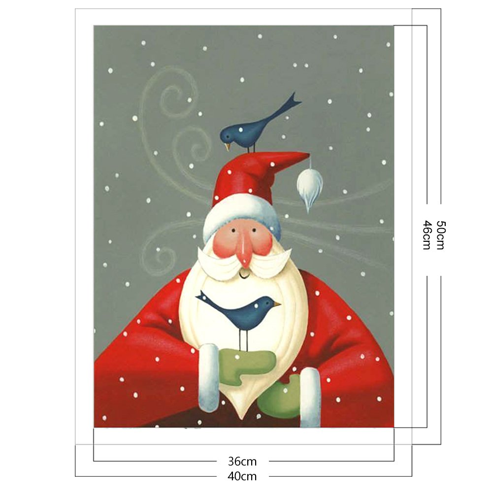 11ct Stamped Cross Stitch - Santa ( 40*50cm)
