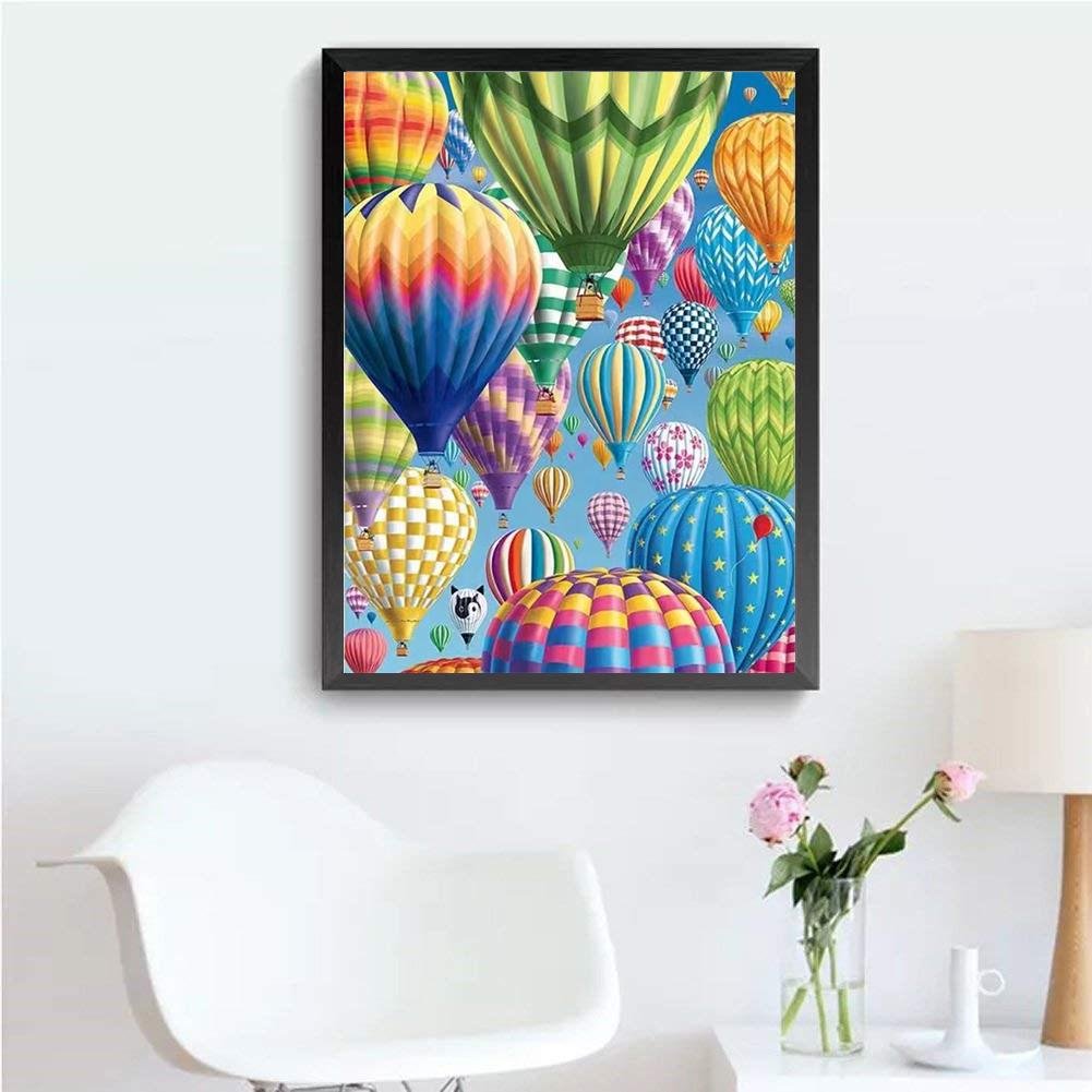 Pintura Diamante - Rodada Completa - Balão de Ar Quente A