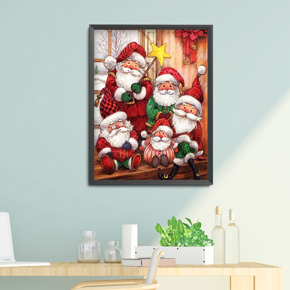 Diamond Painting - Full Round -Santa Claus Christmas