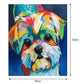 Oil Painting By Number Picture Acrylic Canvas Colorful Dog Wall Art Craft Decor