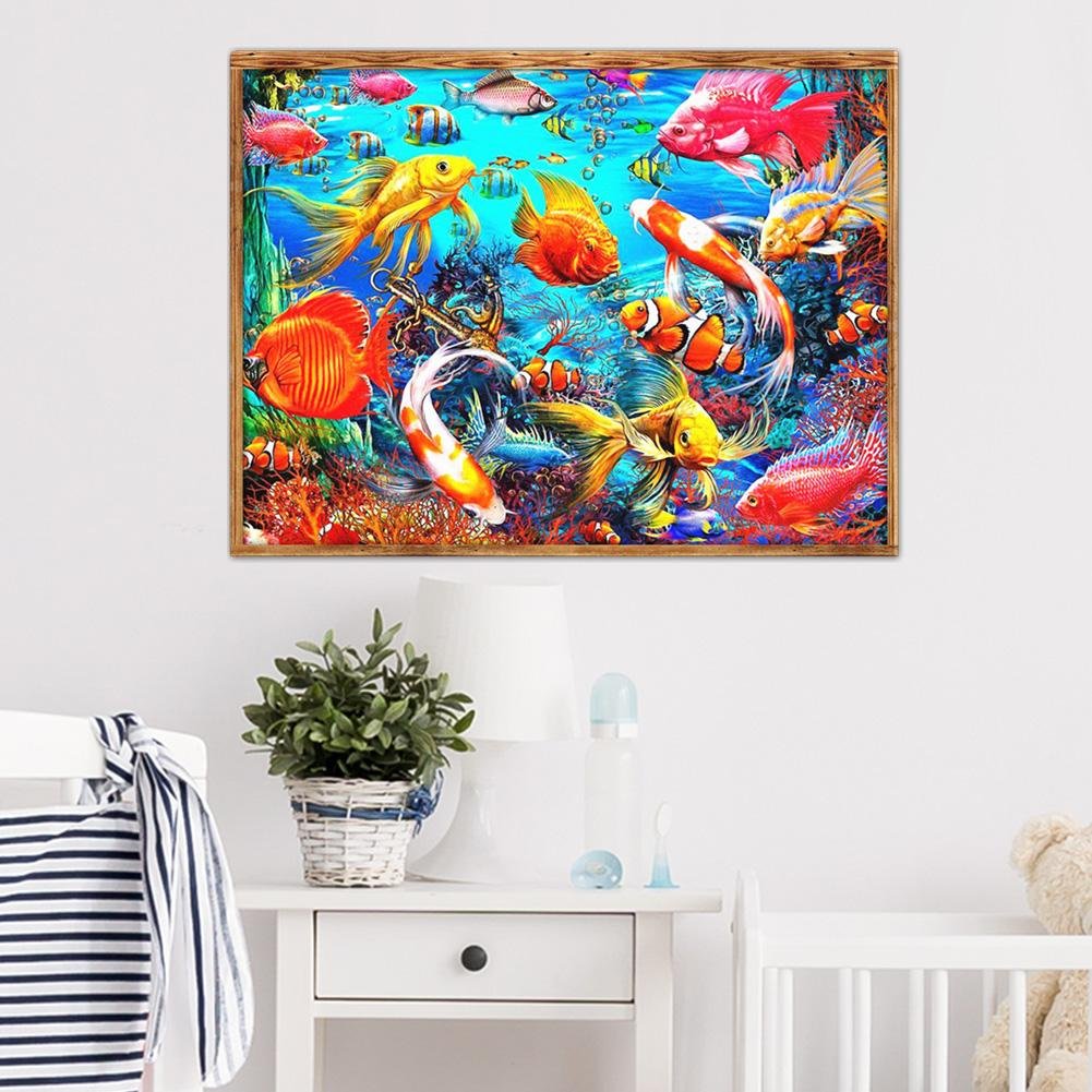 Diamond Painting - Full Round - Fish World