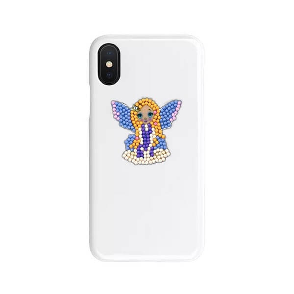 flying princess diamond sticker on cellphone