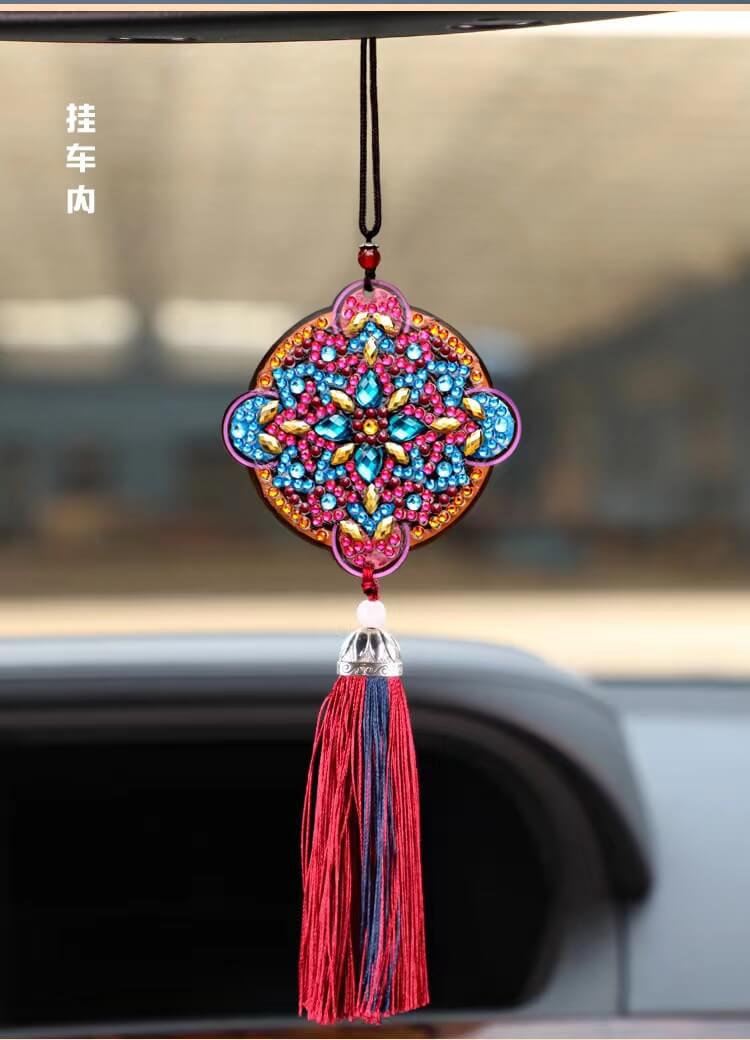 DIY Special Shaped Diamond Painting Lucky Hanging Pendant With Tassel