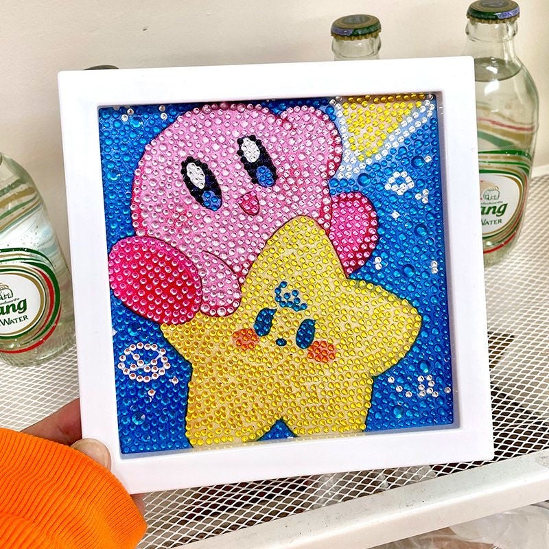 Kirby Crystal Rhinestone Diamond Painting Kits With/ Without Frame