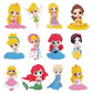 Cartoon Princess 12 PCS DIY Diamond Painting Stickers Kit