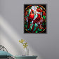 cardinal 5d stained glass diamond painting