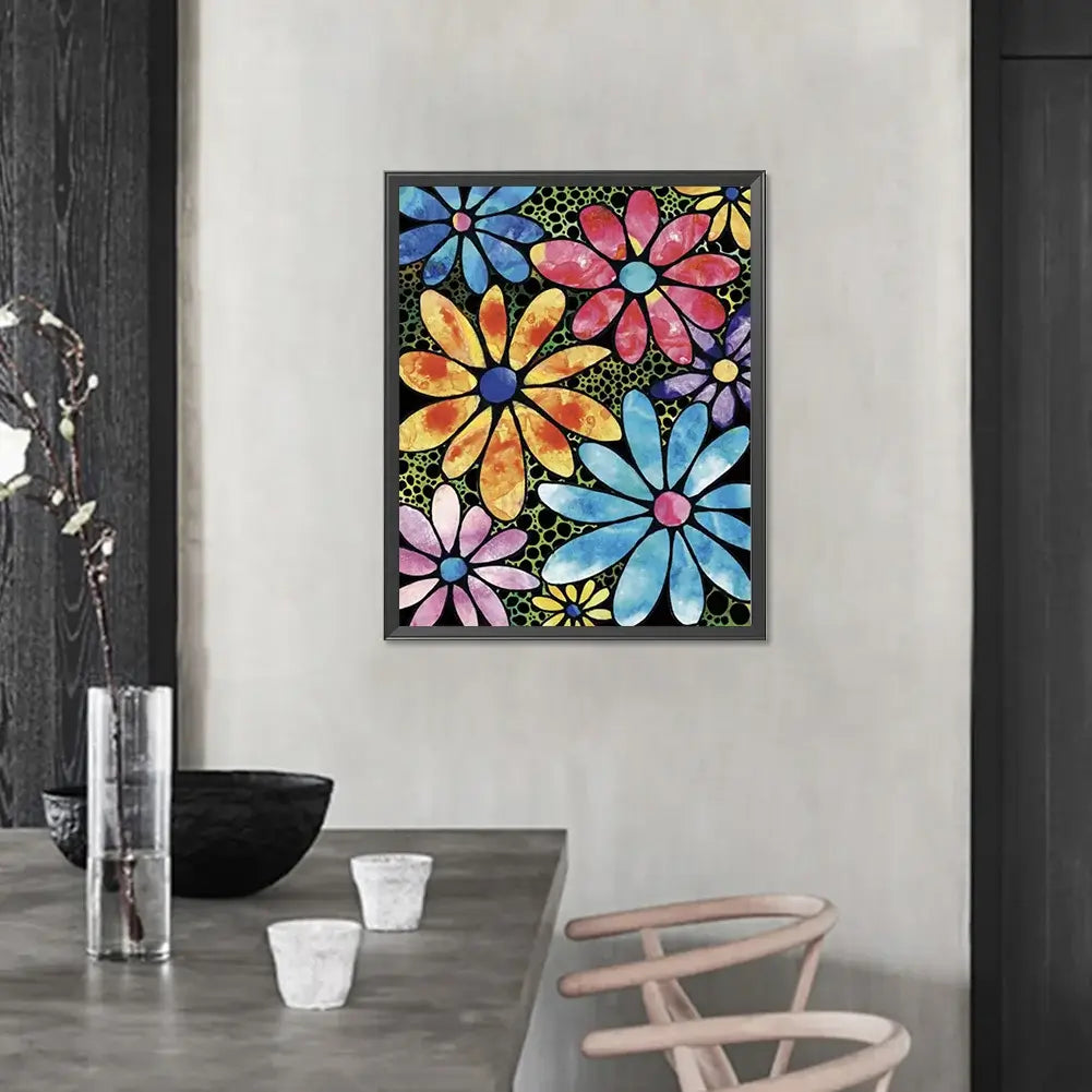 Abstract Flower Diamond Painting