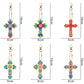 Saint Cross 6pcs DIY Diamond Painting Keychains Sizes