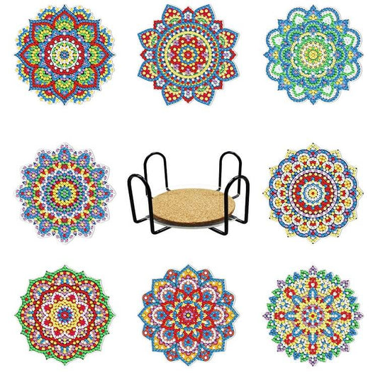 5D Mandala Diamond Painting Kits for Adults, DIY Diamond Art Full Drill  Cross Stitch Embroidery Crafts, Mosaic Making, Home Decor (14 x 14 in) (C