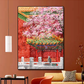 5D DIY AB Drill Diamond Painting Kit - Small Pavilion in the Forbidden City｜Canvas Size: 50 X 65cm、60 X 79cm