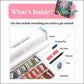 Kit de pintura diamante DIY 5D - redondo / quadrado completo - capivara colorida