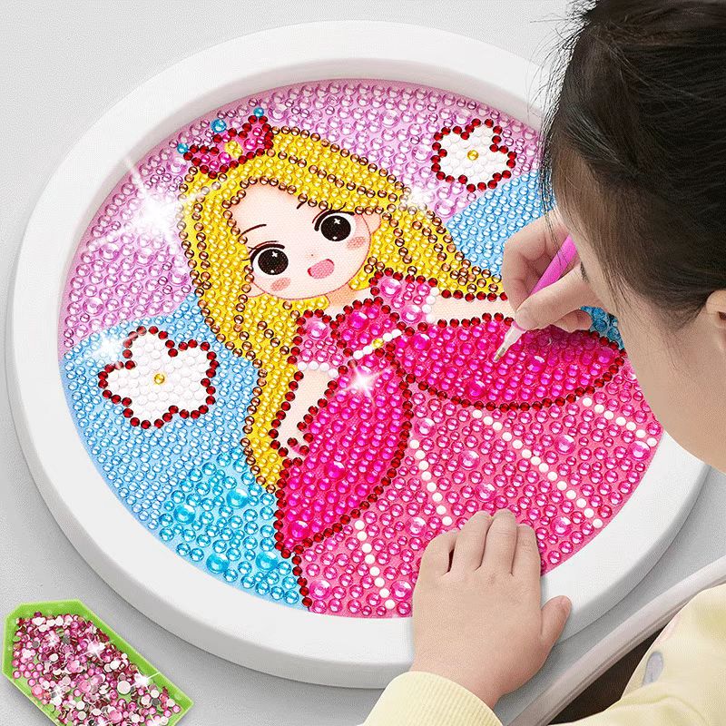 Princess Diamond Painting Kit For Kids With/ Without Frame