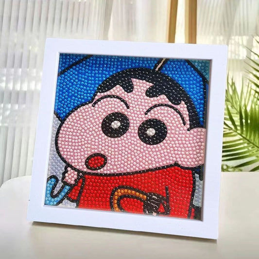 Crayon Shin-chan Diamond Painting Kit For Kids With/ Without Frame D