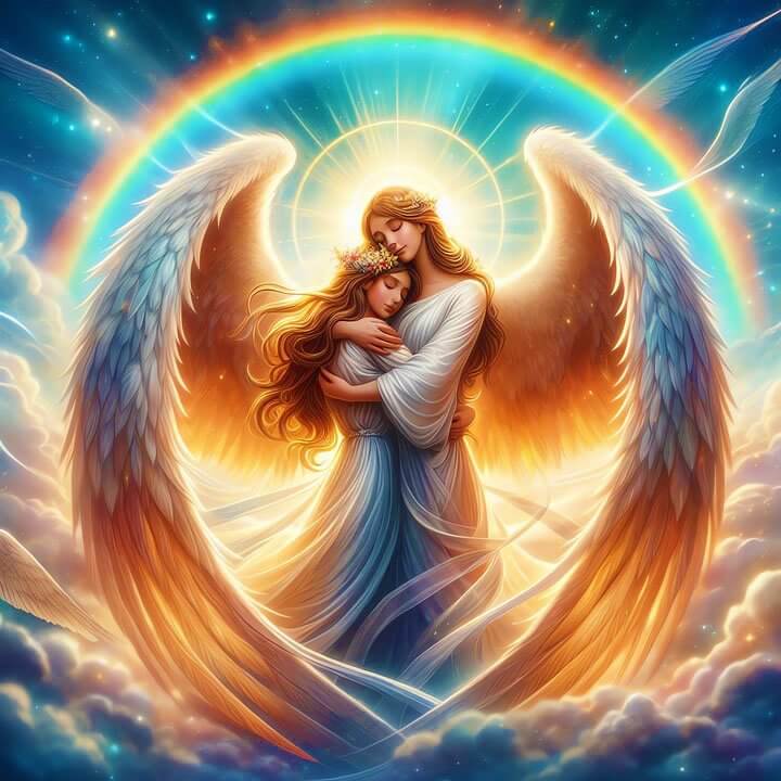 Angel Hug Diamond Painting