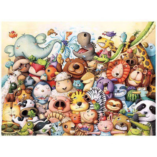 5D DIY Diamond Painting - Full Round / Square - The Carnival of the Animals 2