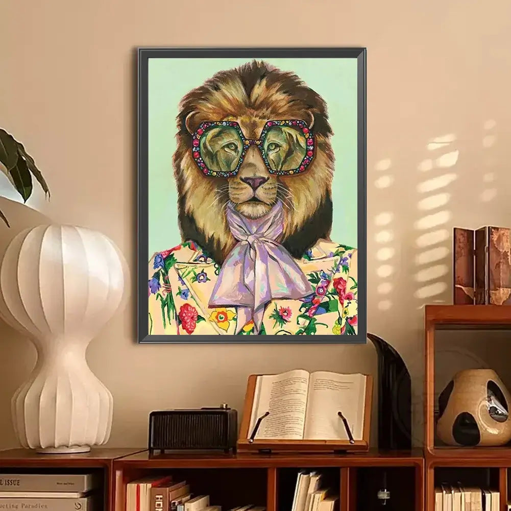 Anthropomorphic Lion 5D DIY Diamond Painting Kit