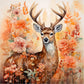 autumn elk diamond painting kit