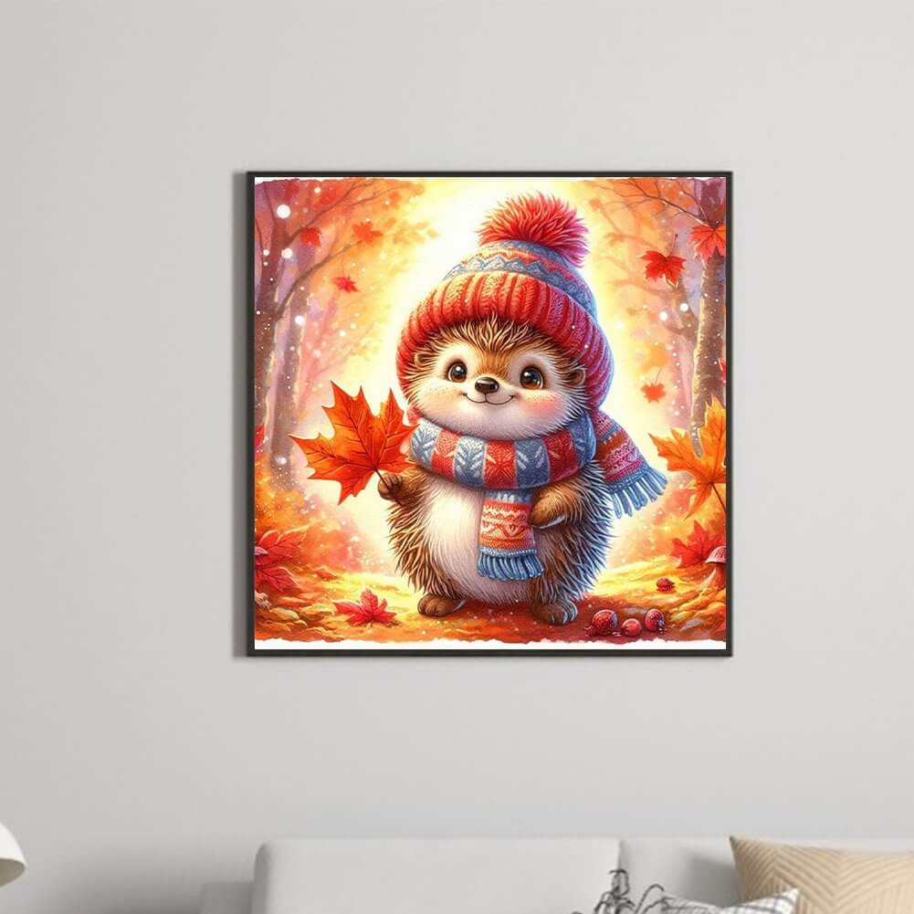 autumn hedgehog diamond art