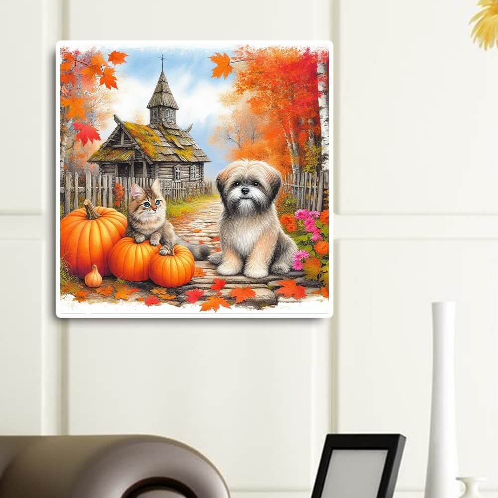 autumn pets diamond art