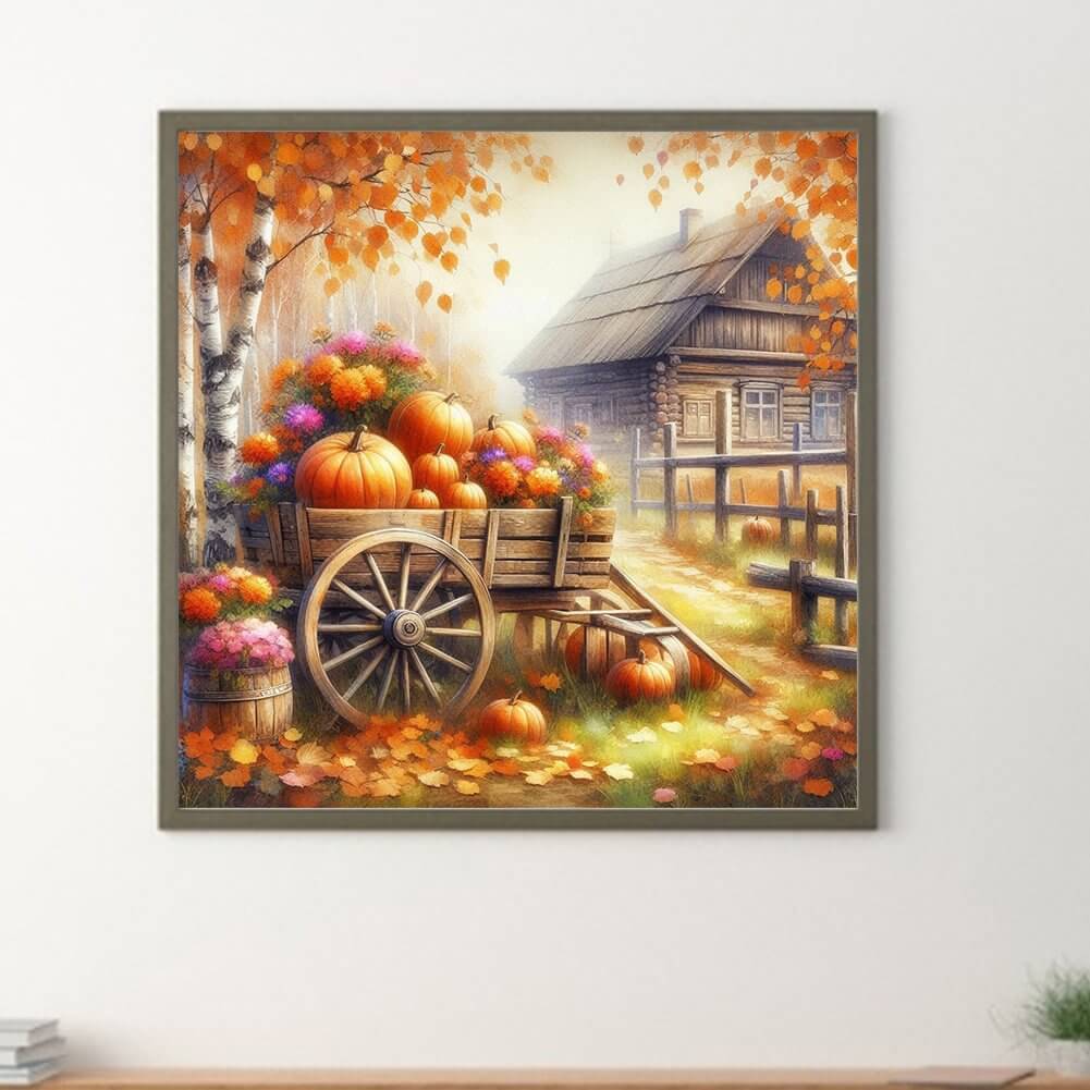 Autumn Pumpkin diamond painting