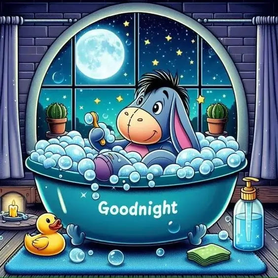 Eeyore good night Diamond Painting