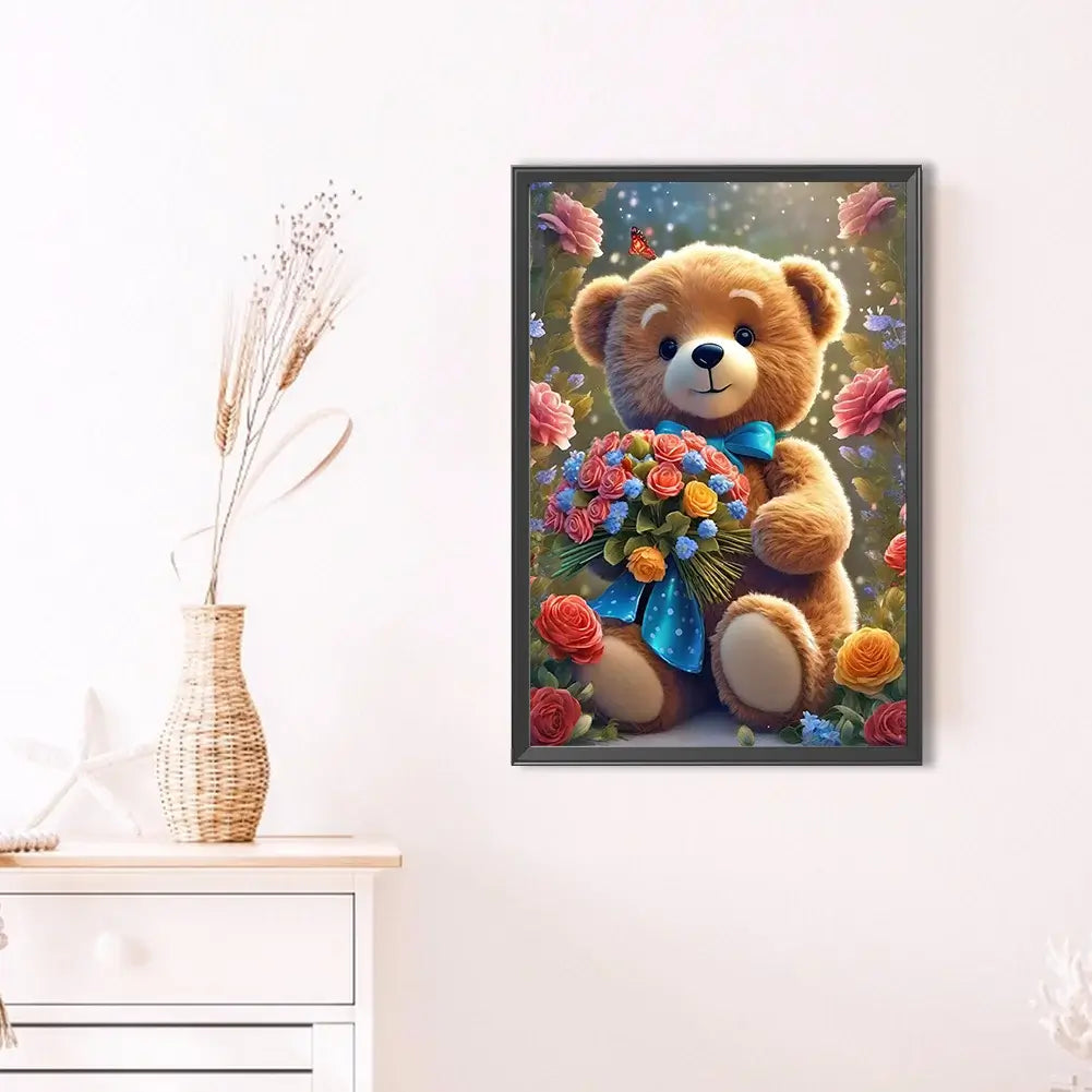 Flower Bear 5D DIY Diamond Painting