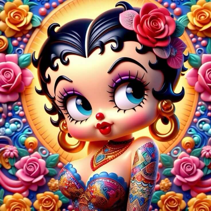 Beautiful Betty Boop Diamond Art KIT