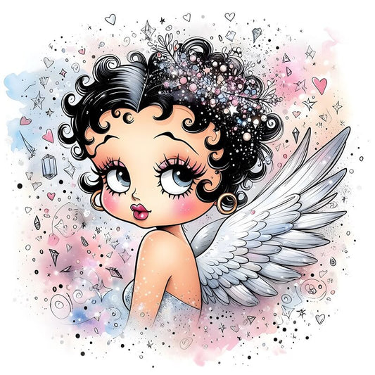 Betty Boop Angel Diamond Painting