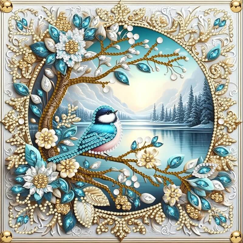 DIY Bird View Crystal Rhinestone Diamond Painting Kits