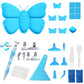 Diamond Painting Tools - Butterfly Shaped Diamond Painting Beads Trays And Drill Pens Kit C