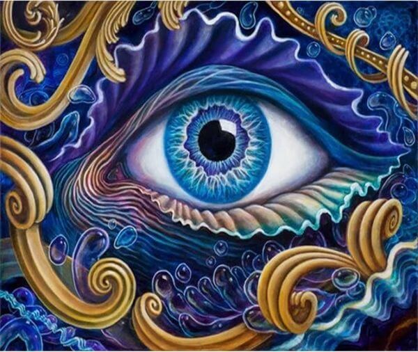Blue Ocean Eye Diamond Painting