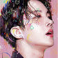 Pintura diamante Boy Band da Coreia do Sul - Totalmente Redondo / Quadrado - BTS