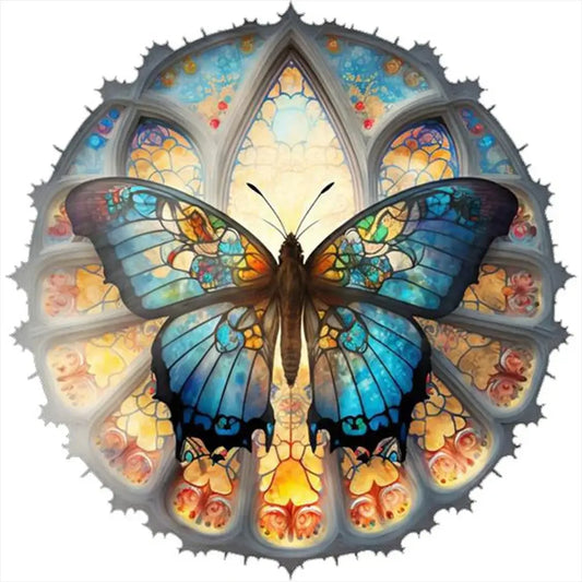 Diamond Painting Jewel Butterfly 005, Full Image - Painting