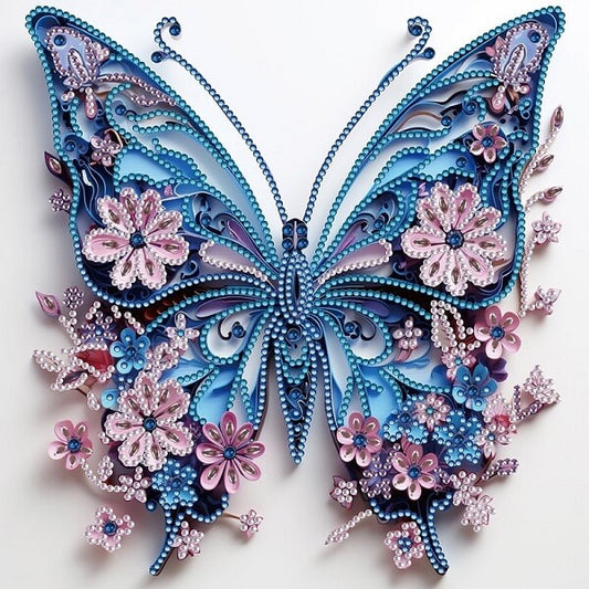 Butterfly Crystal Rhinestone Diamond Art Kit
