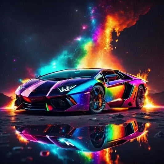 Colorful Car 5D DIY Diamond Painting