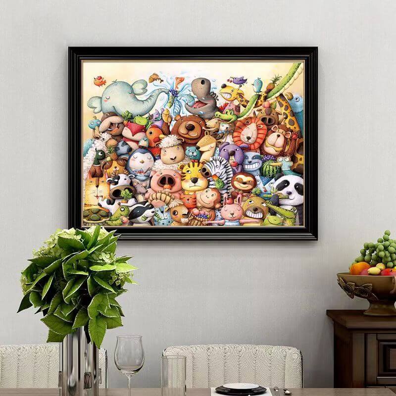 The Carnival of the Animals 5D DIY Diamond Painting Kit