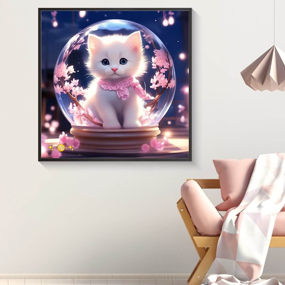 Bubble Cats 5D DIY Diamond Painting Kit