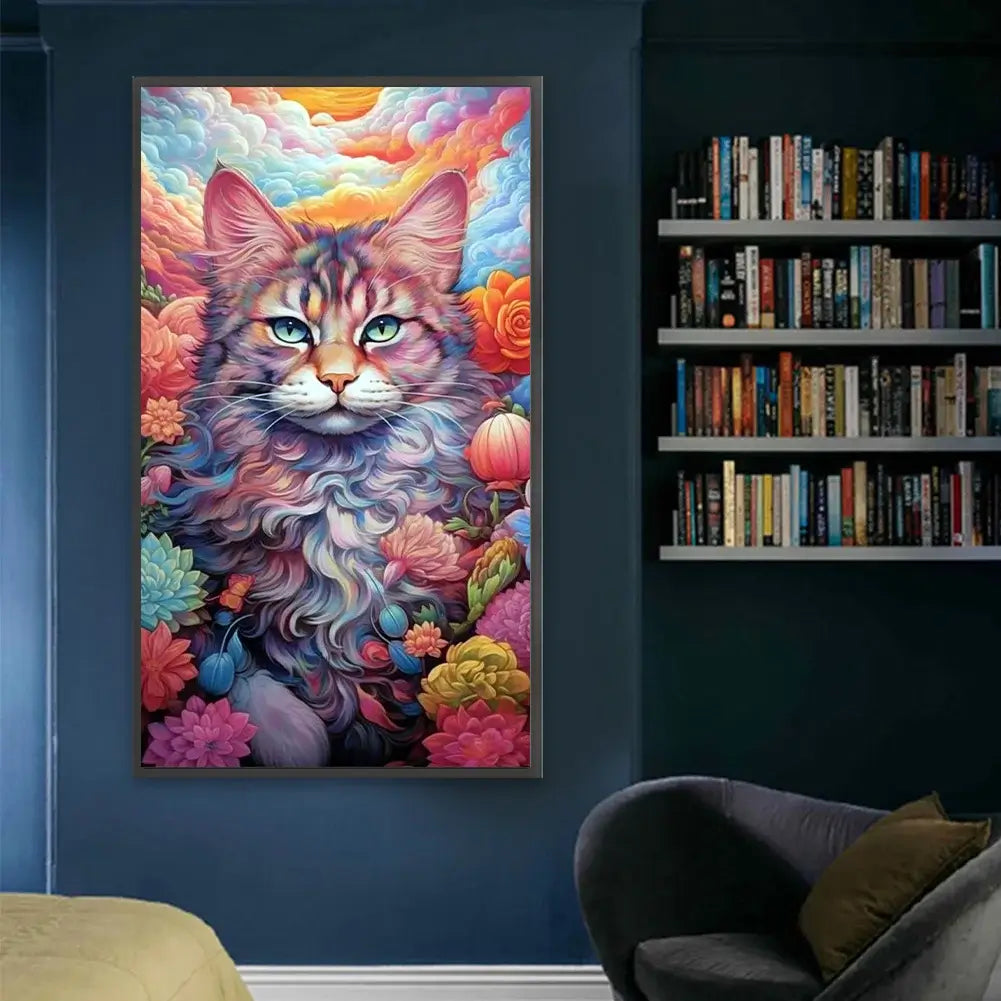 Colorful Cats 5D DIY Diamond Painting Kit