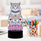 DIY Cat Diamond Painting Led Table Lamp Ornament