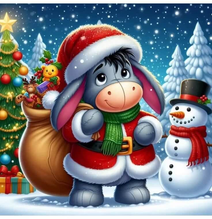 Christmas eeyore doncky