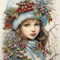 Christmas Girl Diamond Art Kit