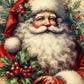 Red santa claus diamond art kit