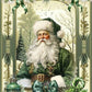 Green santa Claus Diamond Art Kit