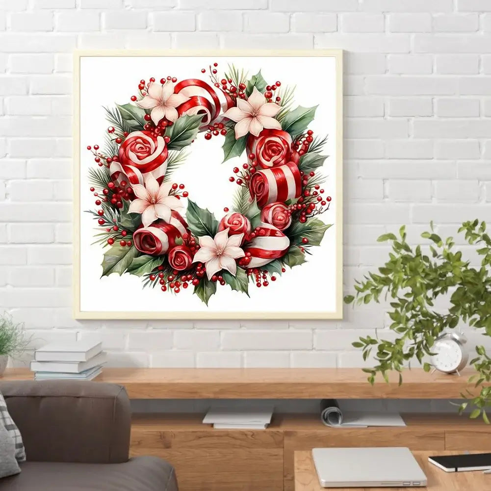 Christmas Wreath Diamond Painting