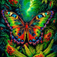 5D DIY Diamond Painting Kit - Full Round / Square - Butterfly In The Forest