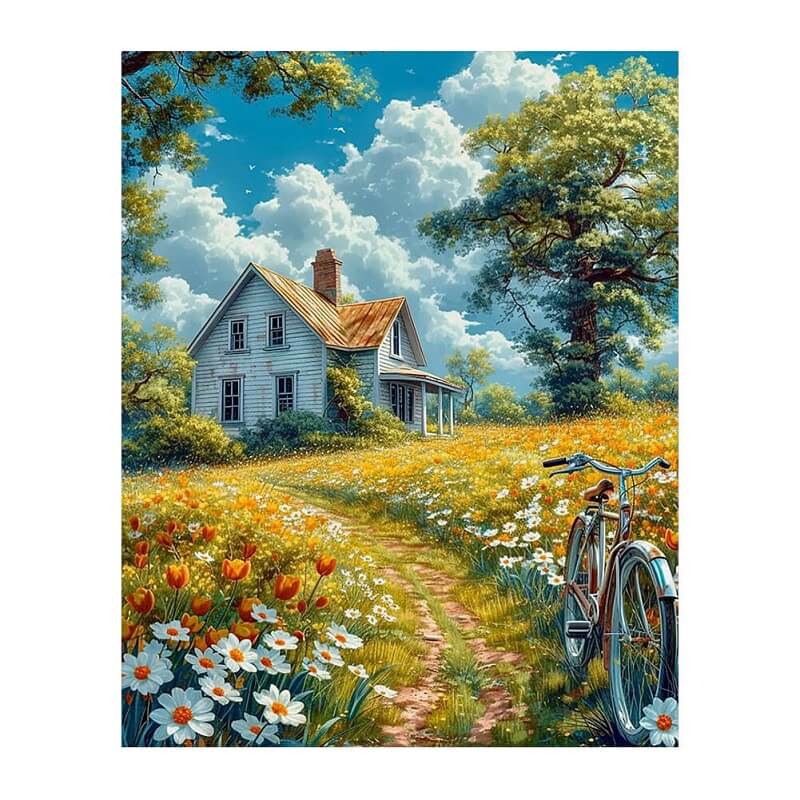 Country Cottage Diamond Art Kit