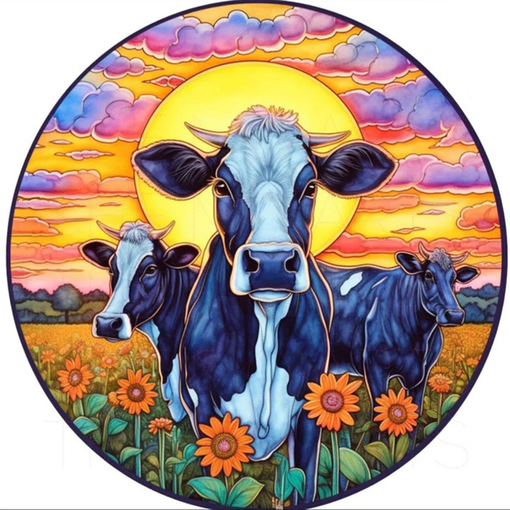 cow diamond painting